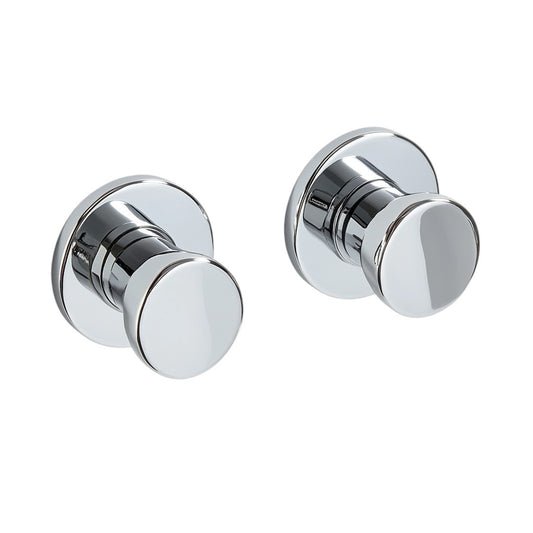 Rymok Heavy Duty Magnetic Hooks - 360° Swivel Rotating Rare Earth Neodymium Magnets - Industrial Strength for Fridge, Grill & Garage - Chrome Finish